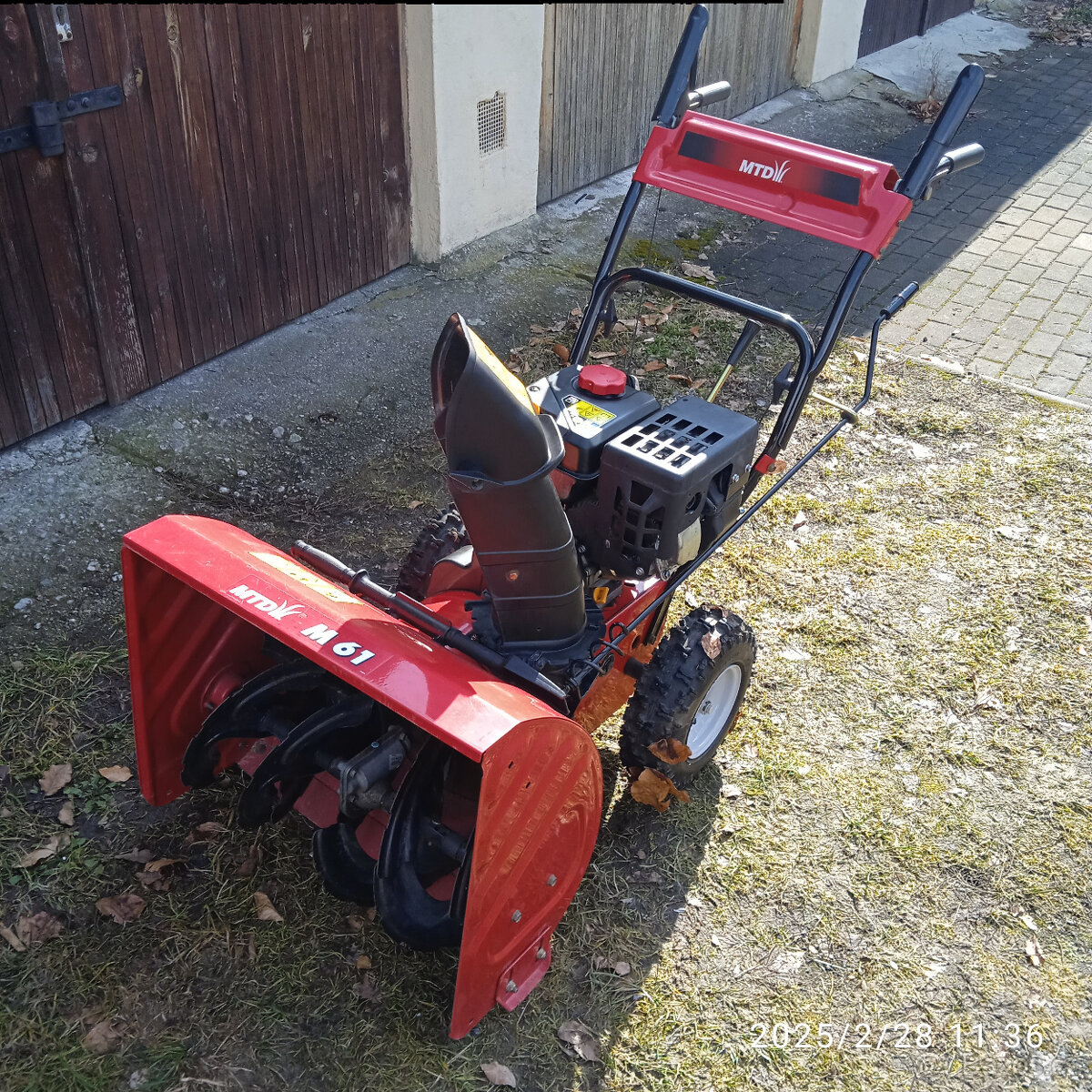 Sněhova fréza MTD M61 - 2