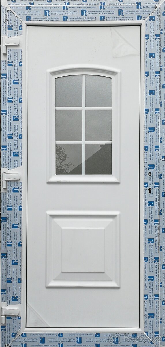 dveře vchodové zlatý dub - 2