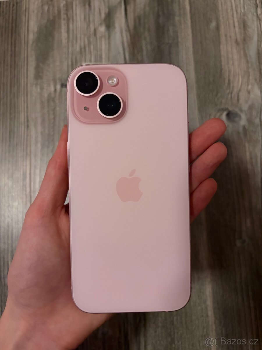 Prodám iPhone 15 128 GB – růžový - 2