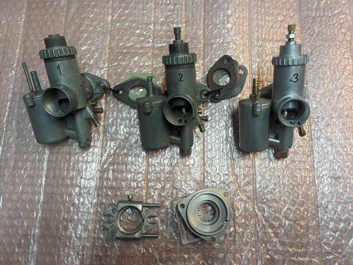 Čz 175/477 karburátor, hlava, výfuk - 2