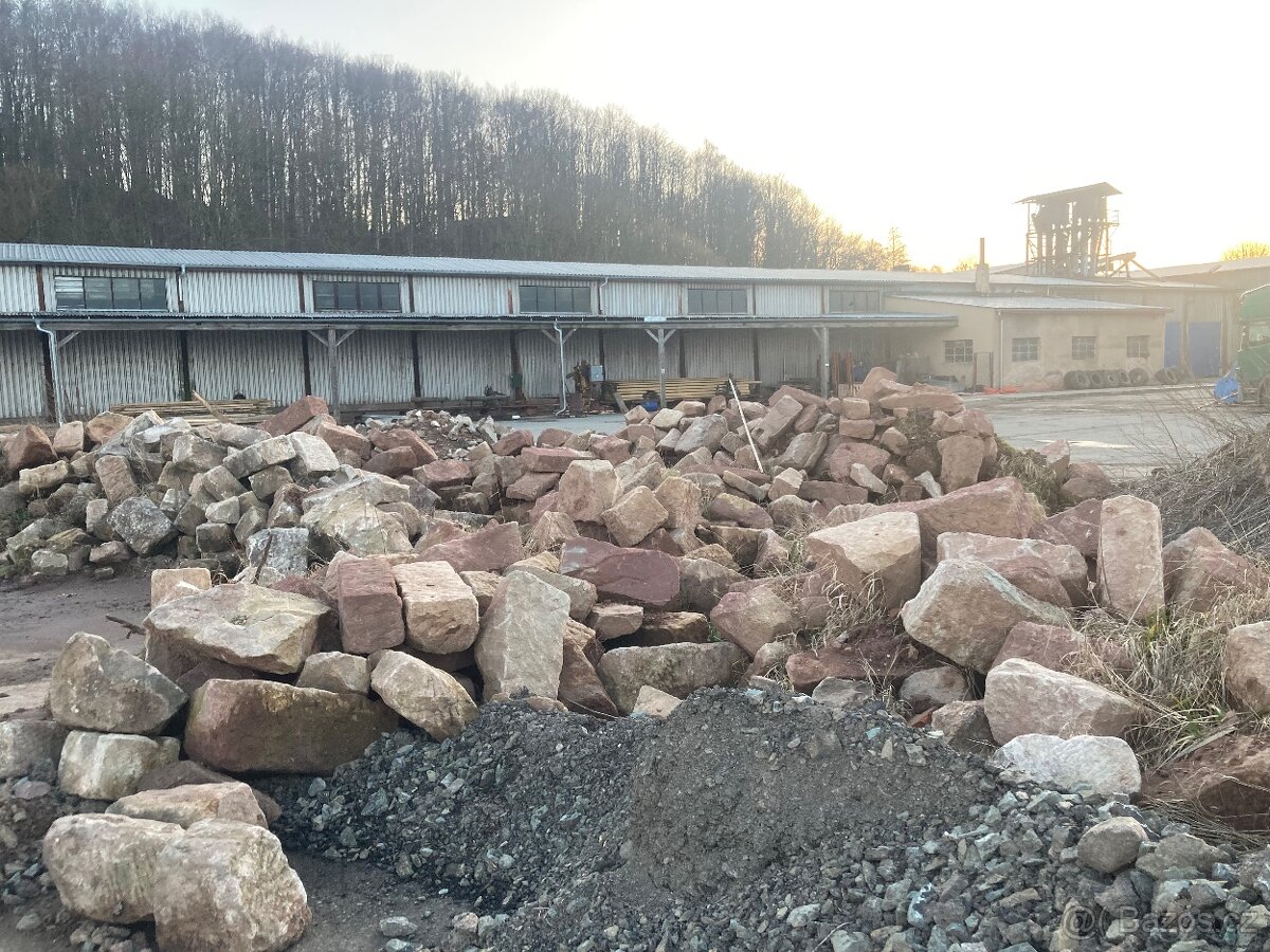 Červený Žlutý pískovec kvádry štuky kameny - 2