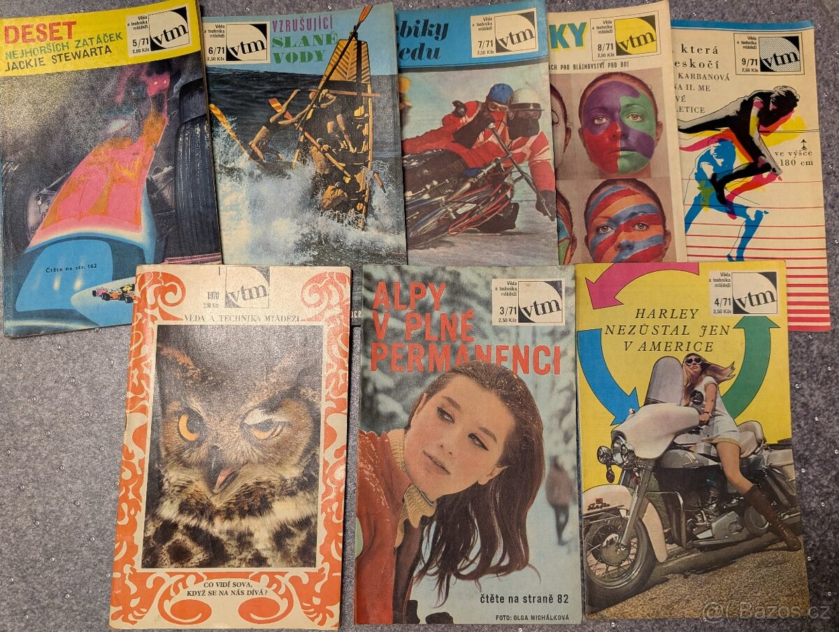 VTM Věda Technika mládeži 1965-1971 (122ks) - 2