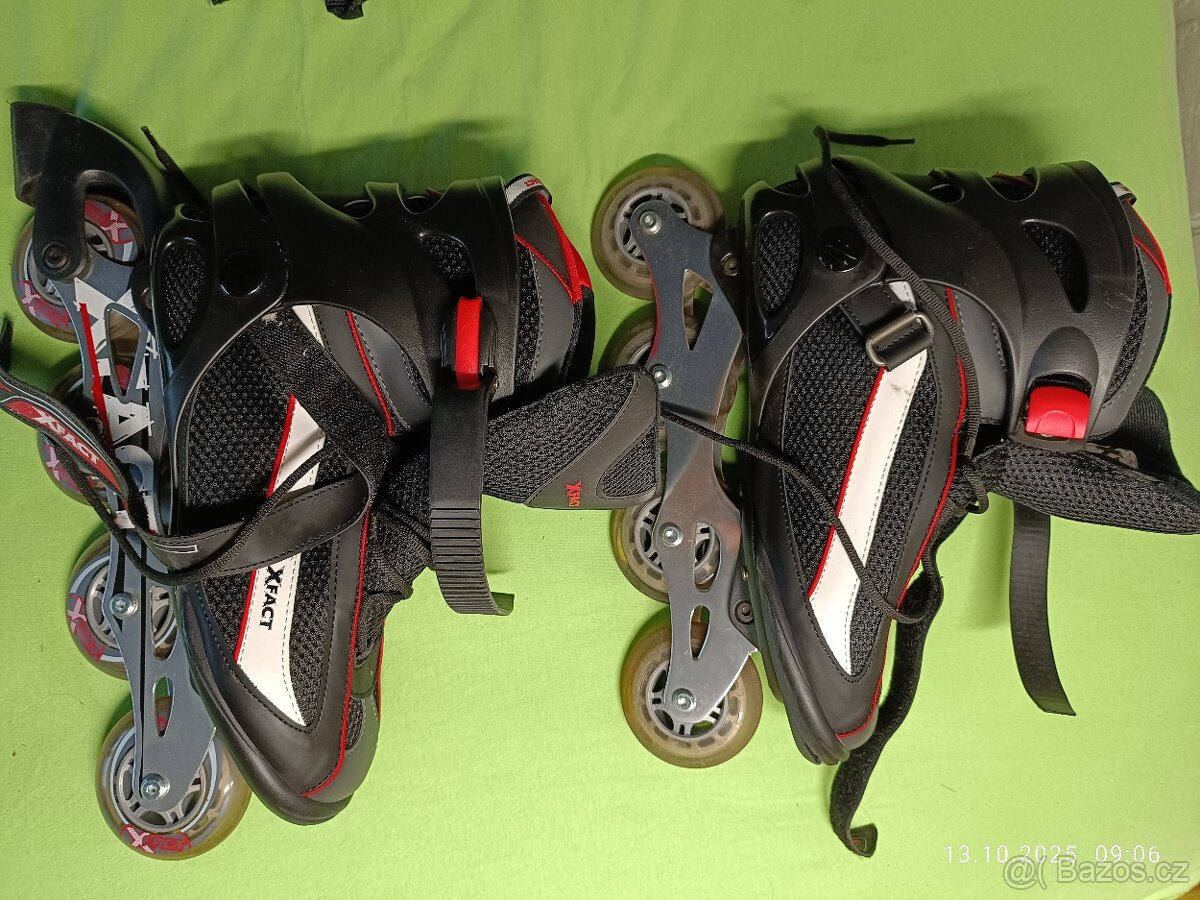 Prodám PÁNSKÉ KOLEČKOVÉ BRUSLE, INLINE, vel. 45 - 2