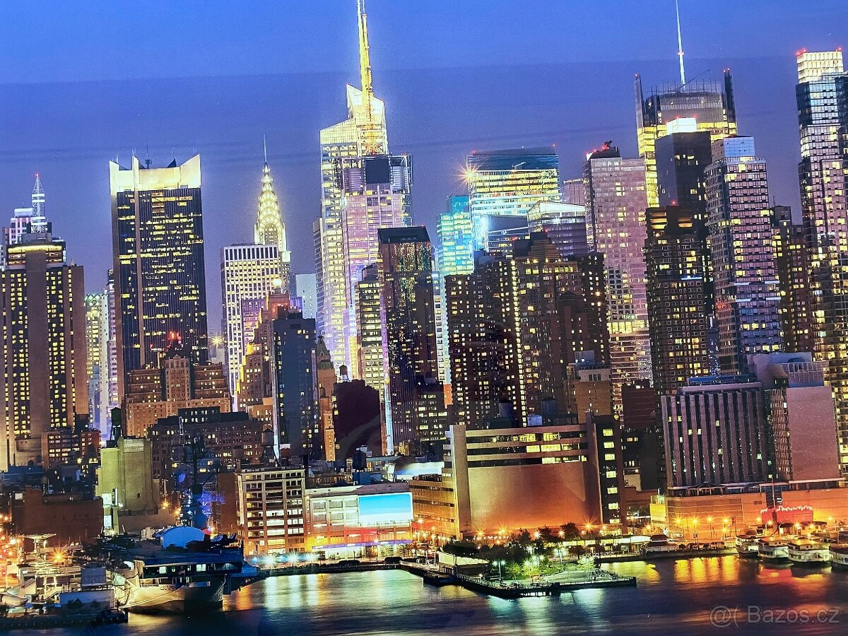 Skleněný obraz NEW YORK (125cm x 50cm) - 2