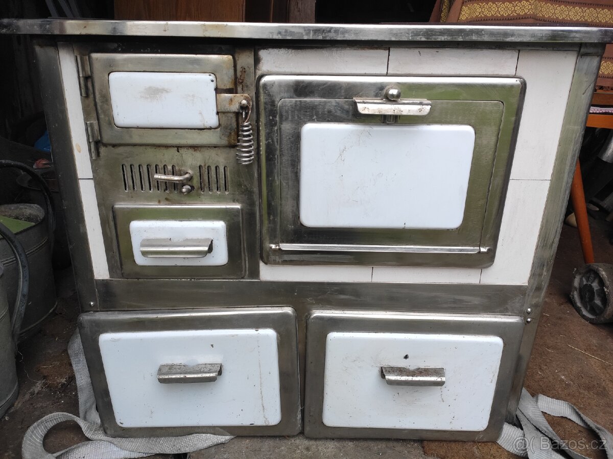 Vamberecká kachlová kamna sporák - 2