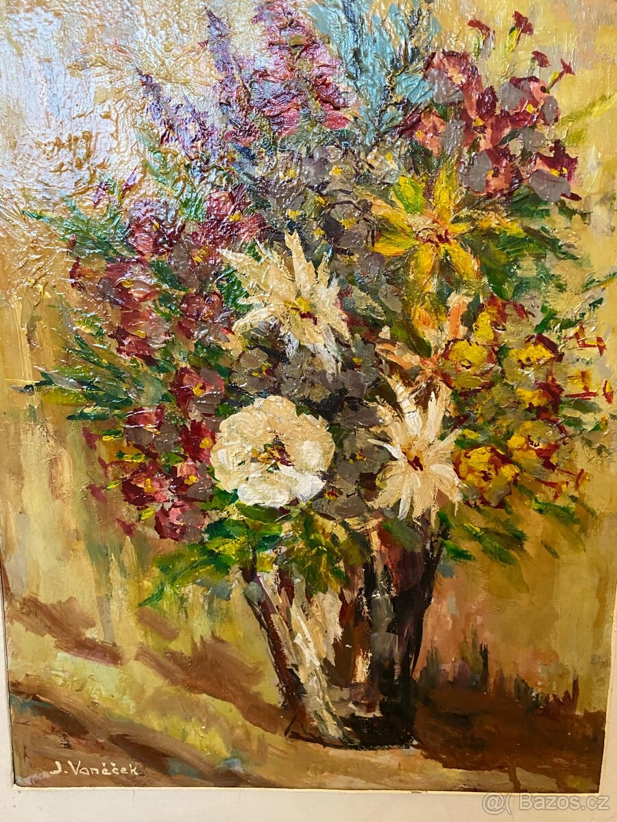 Stary obraz. J. Vaneček - 2