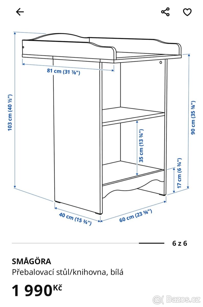 Přebalovací pult - 2