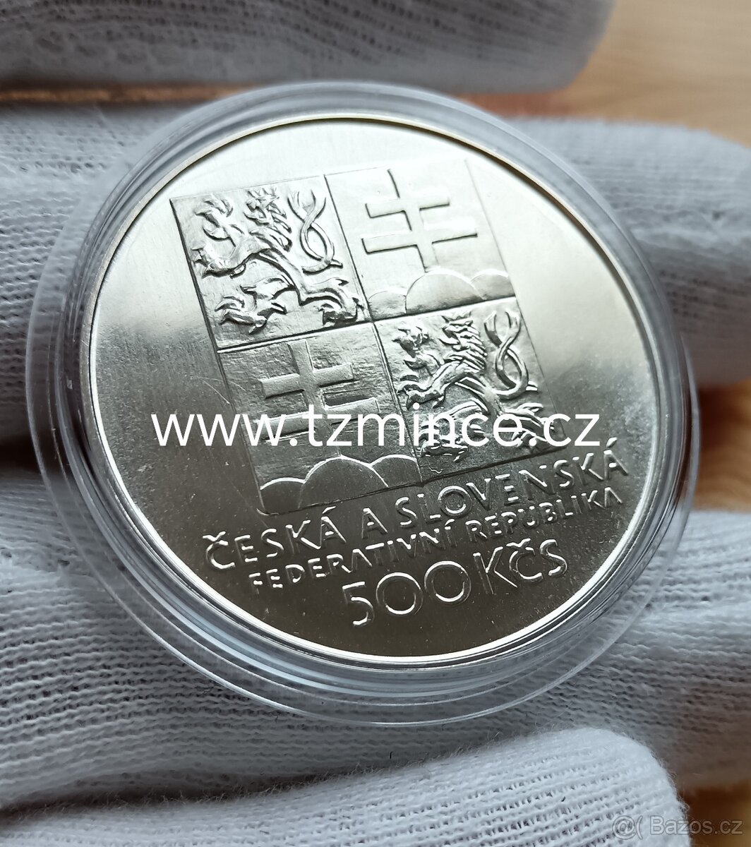 AG 500kčs Československý Tenis 1993 Top stav - 2