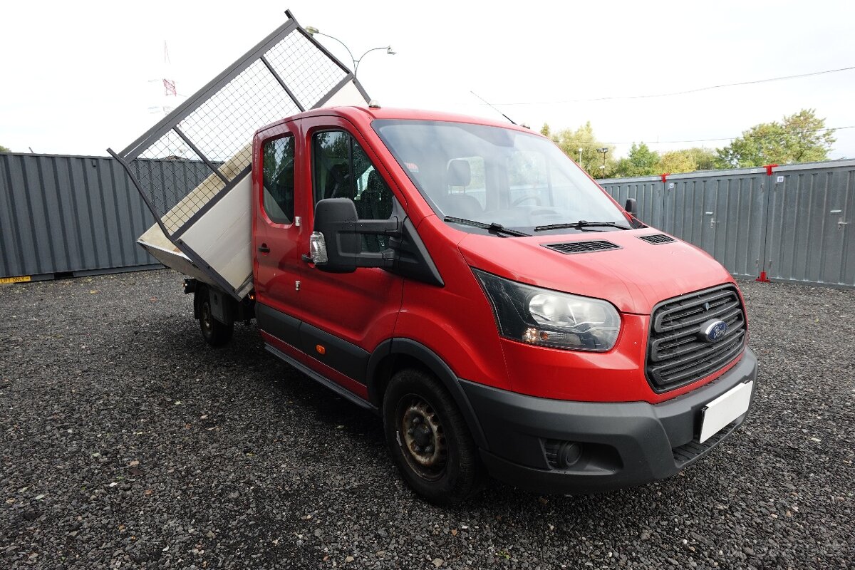 FORD TRANSIT 7MÍST DVOJKABINA 3 STRANNÝ SKLÁPĚČ 2.0TDCI KLIM - 2
