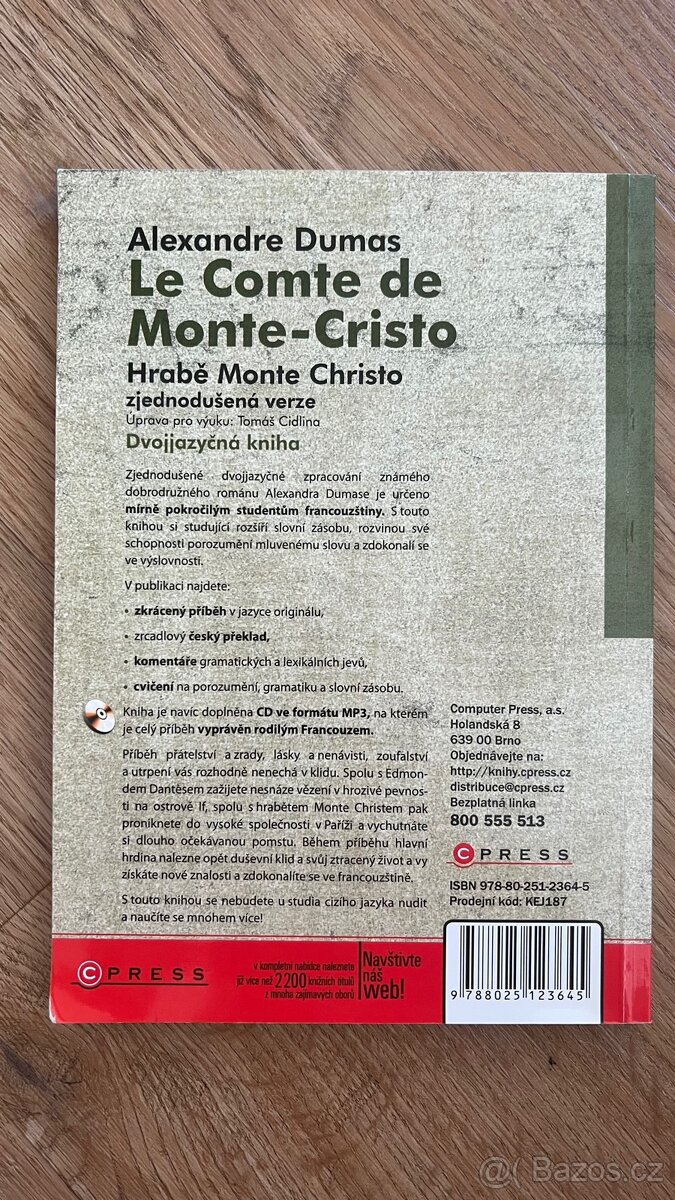 Alexandre Dumas - Le Comte de Monte-Cristo FR-CZ - 2
