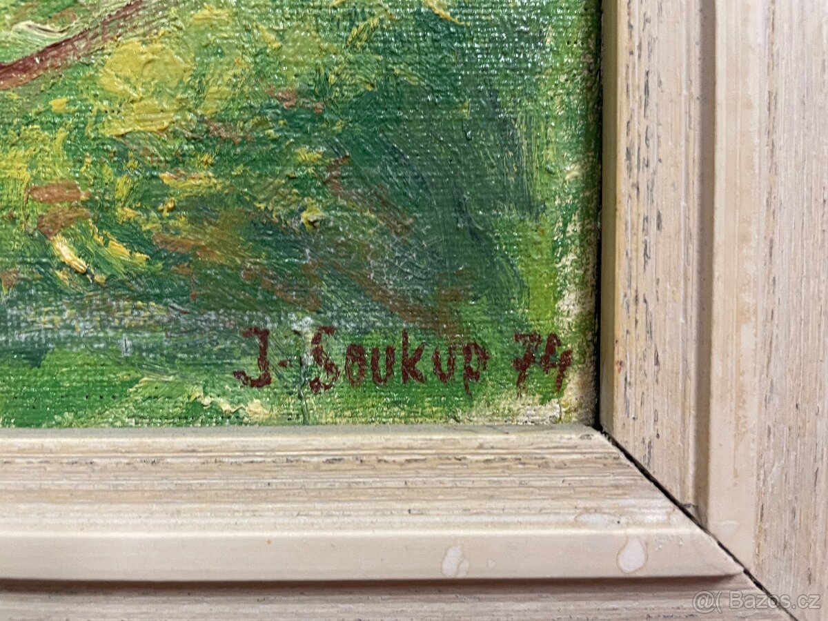 Starožitný obraz - v podpisu Josef Soukup - 2