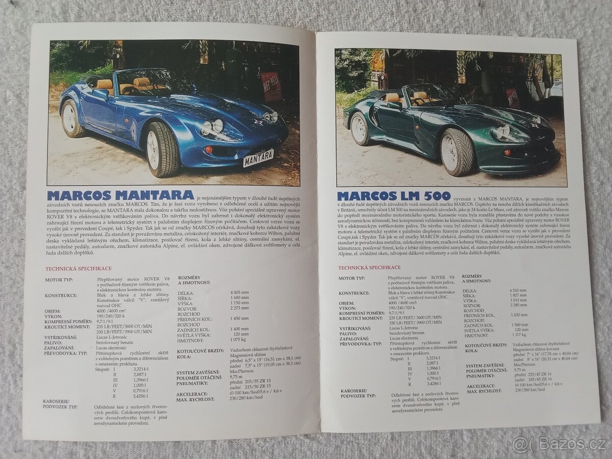 Prospekty Opel , Marcos - 2