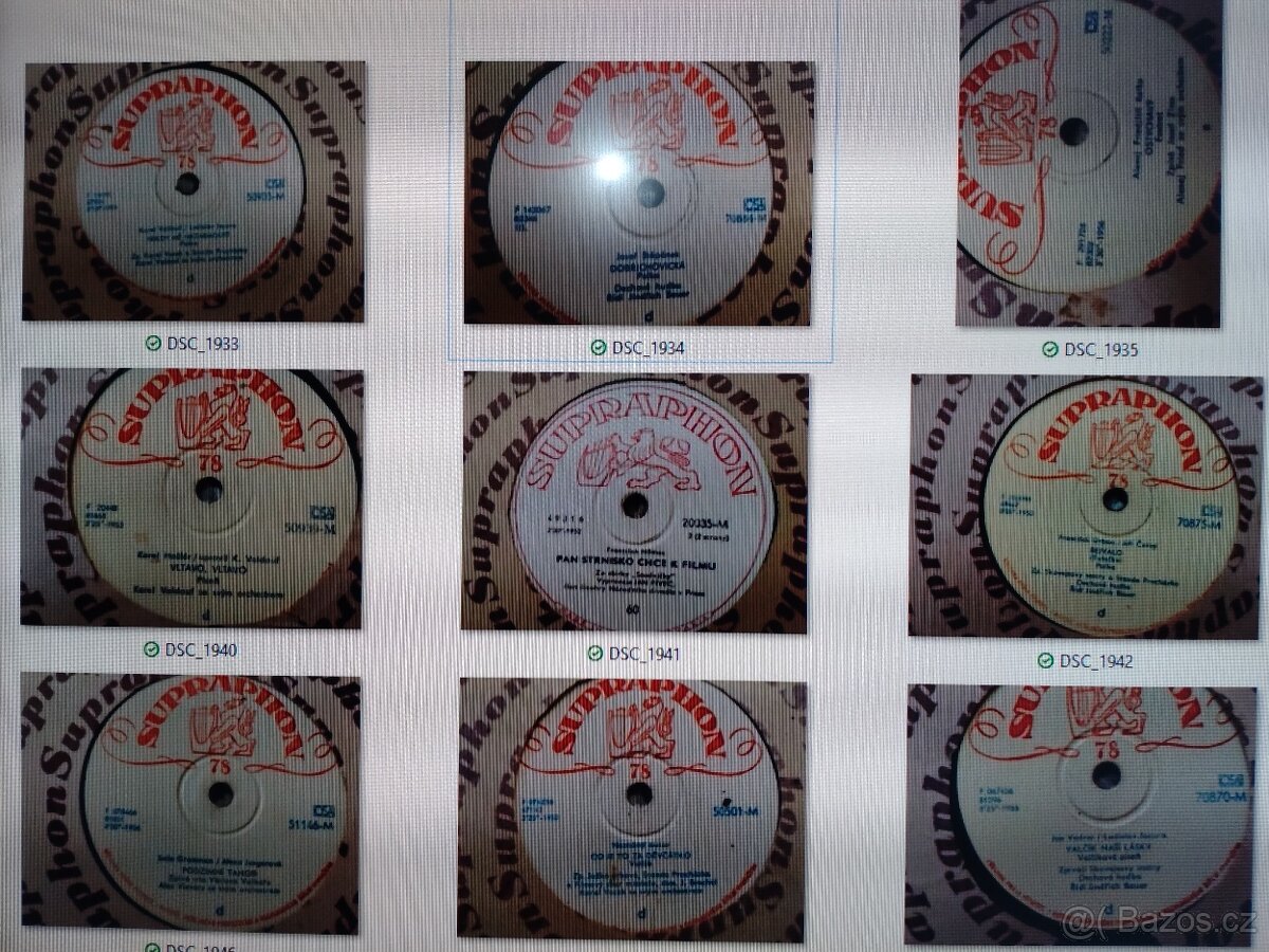 Staré gramodesky 78ot. - 2