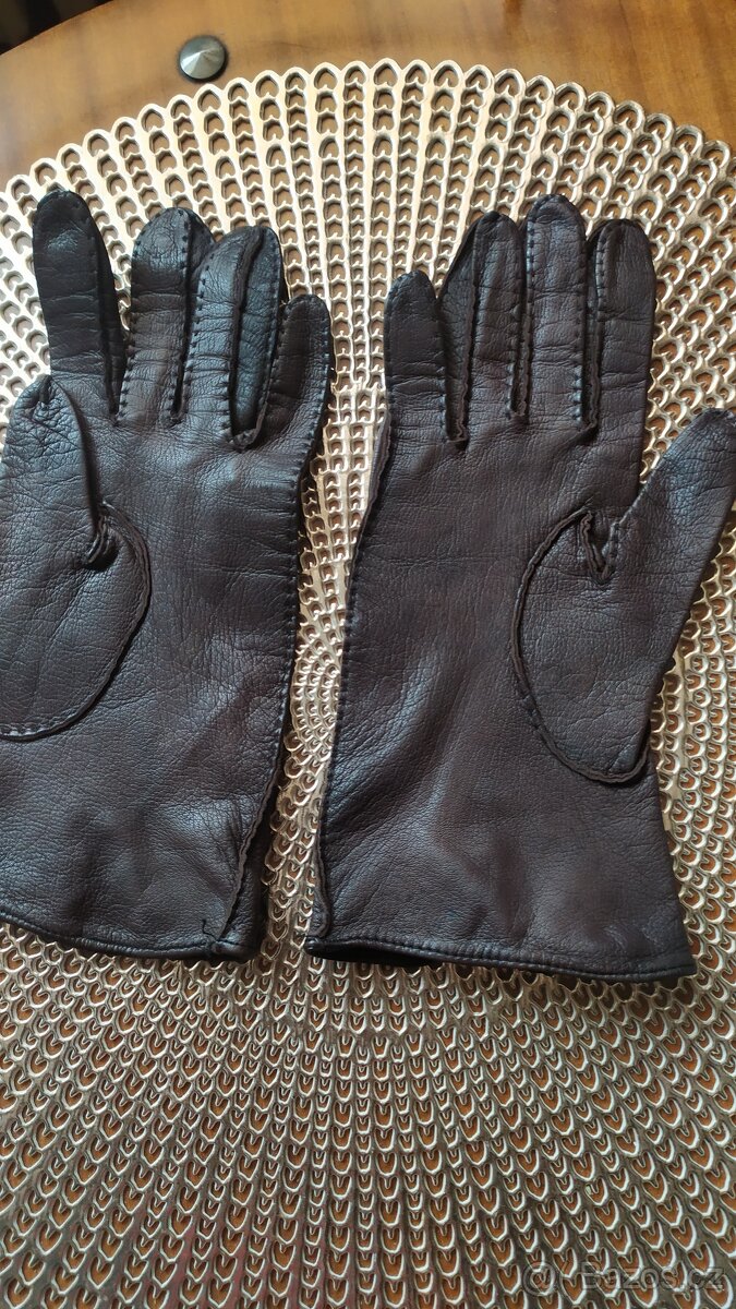 hezké kožené dámské rukavice - 2