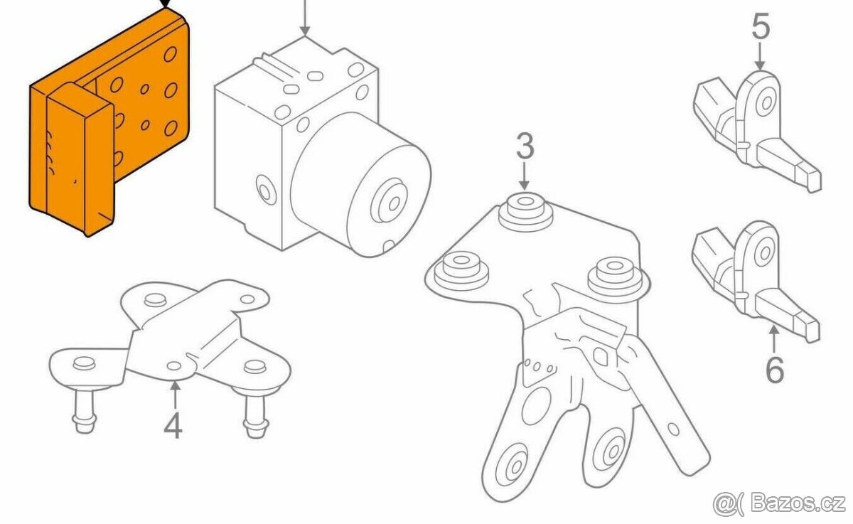 ABS/ESP 1K0907379AN - VW, Skoda, Audi - 2