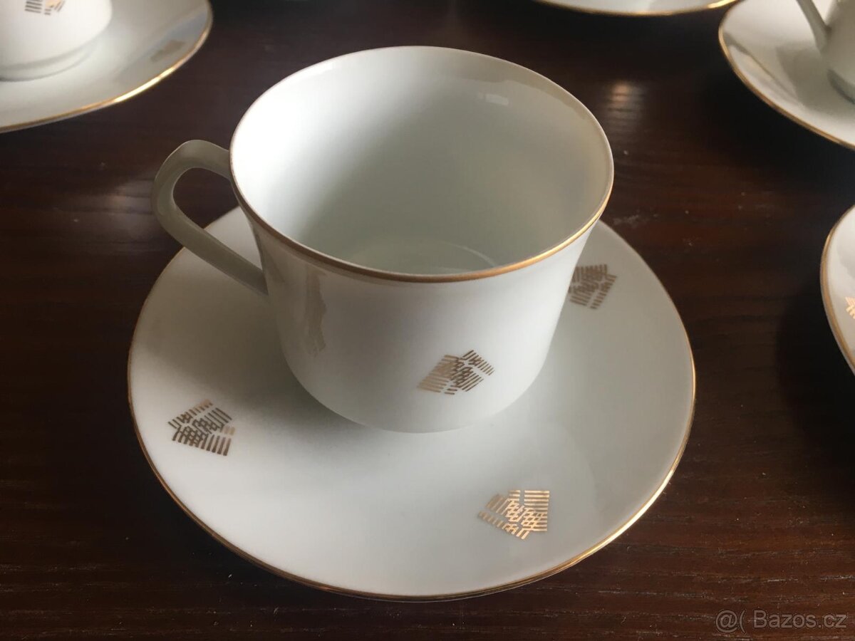 Kávový nebo čajový servis - 6 kusů - 2