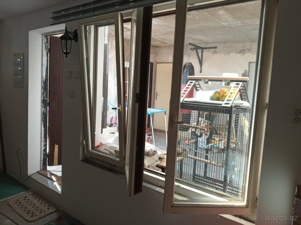 Dřevěná 3dílná okna - 2