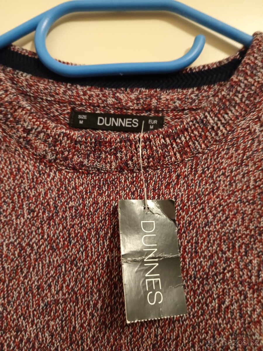 Pánský svetr M, melirovaný NOVÝ , bavlna 100% - 2