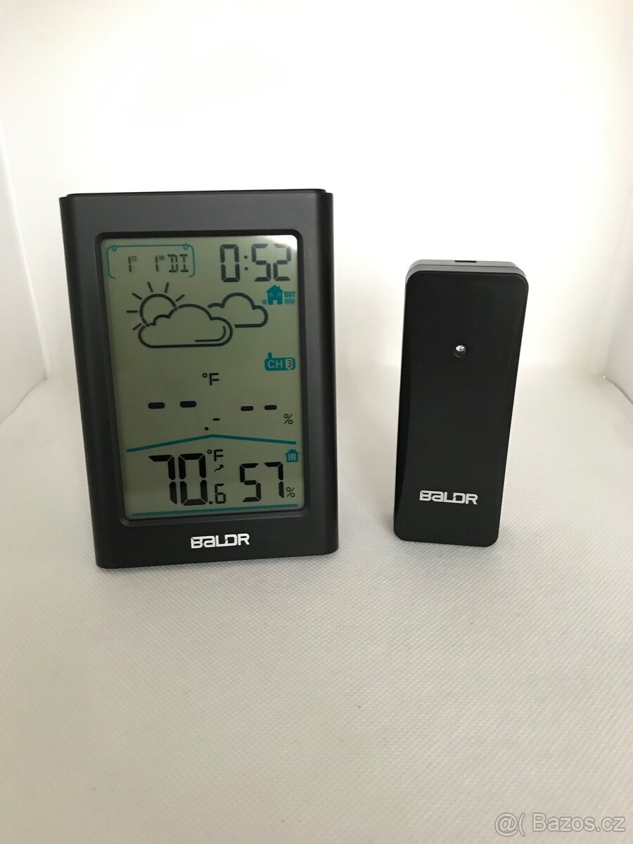 Meteorologická stanice s displejem -Černa - 2