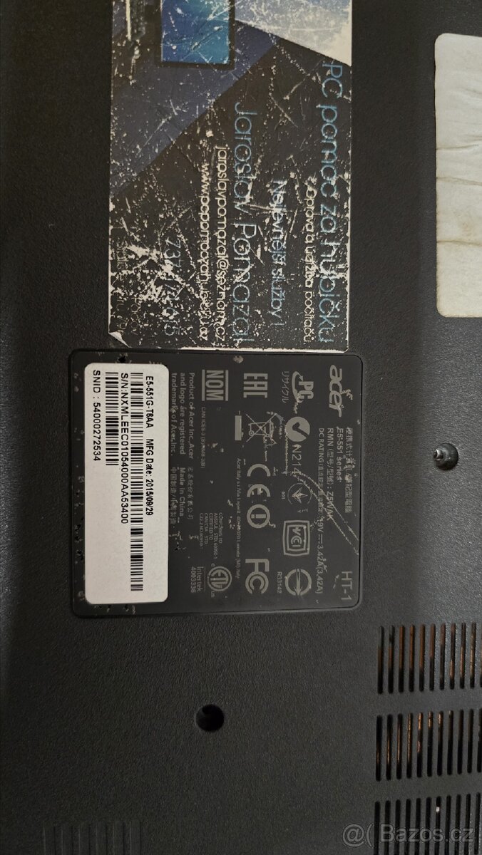 Acer Aspire E5-551 – na náhradní díly / opravu
- 2