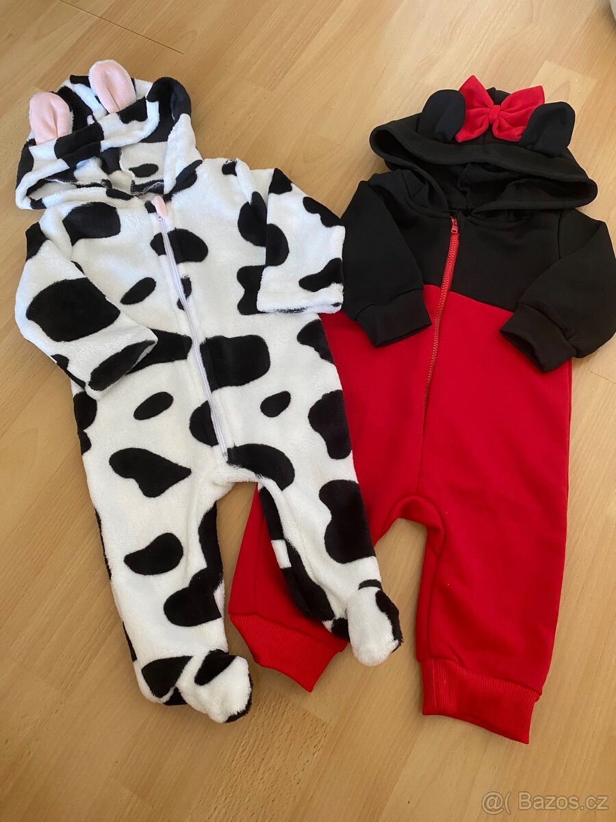 Minnie Mouse a Kravička overal kombinéza na zip - 2