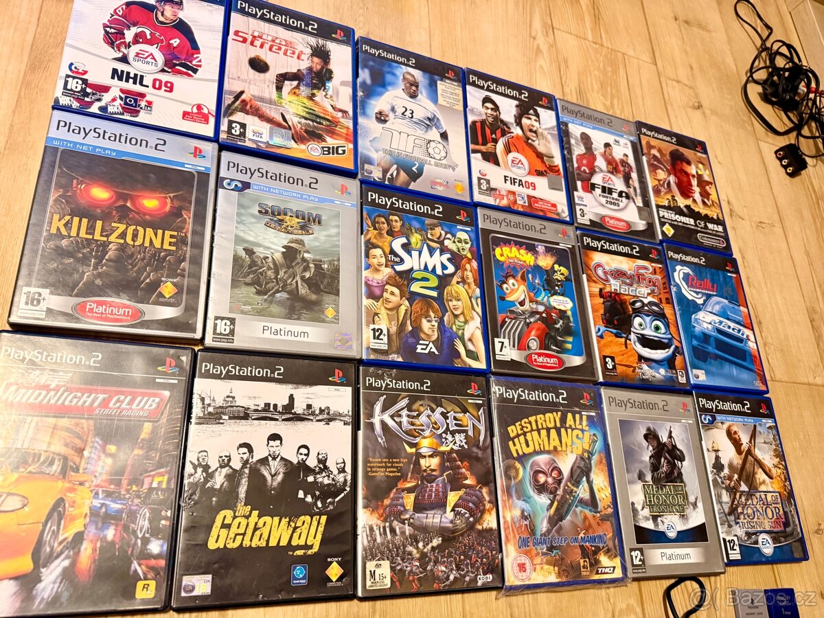PS2 konzole a hry - 2