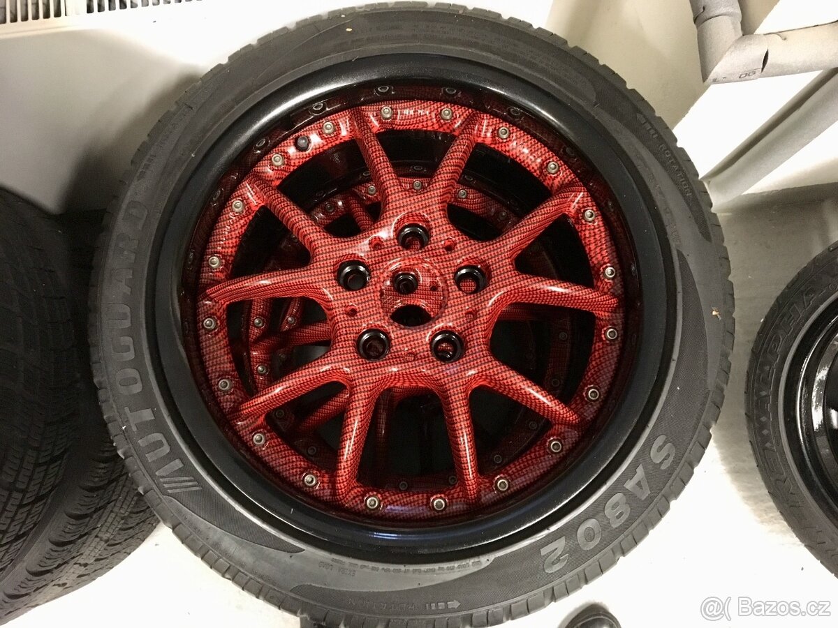 17" a 18" dvoudílná límcová šroubovaná kola BBS RK II na B - 2