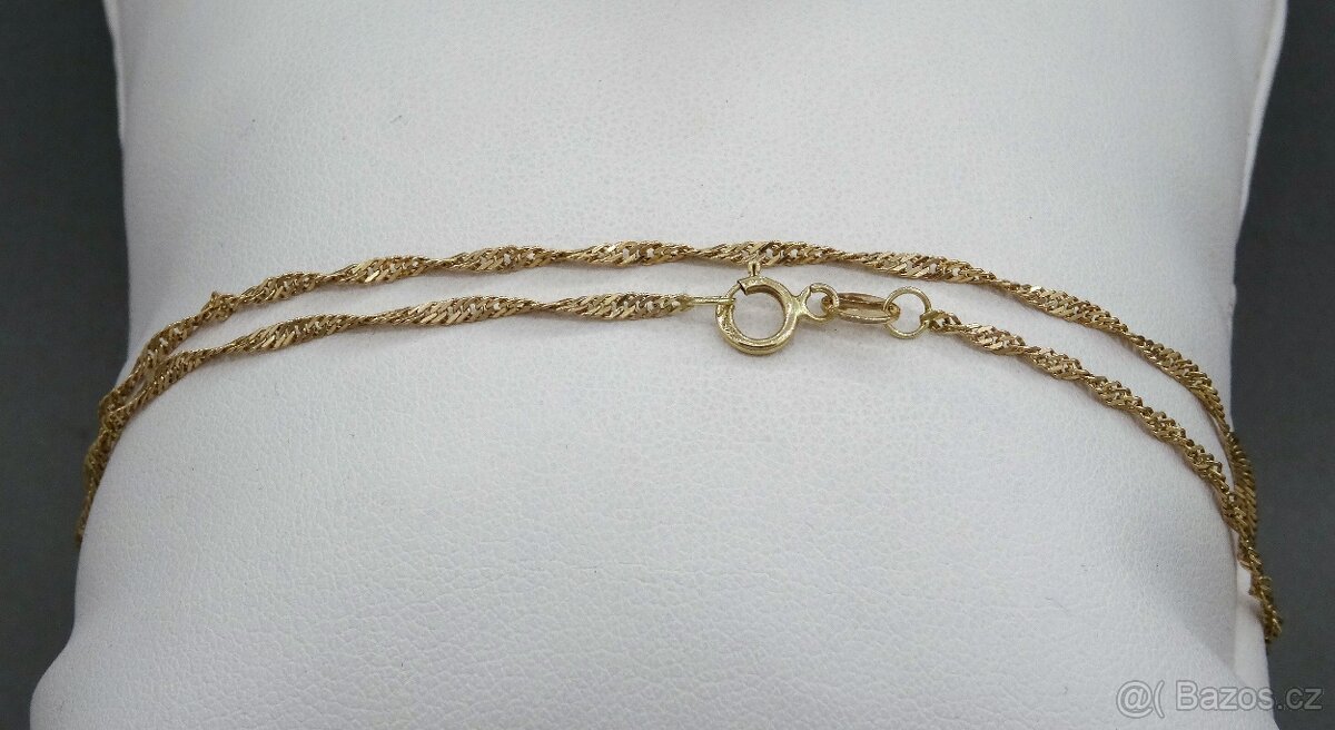 Kroucený řetízek ze zlata - 2