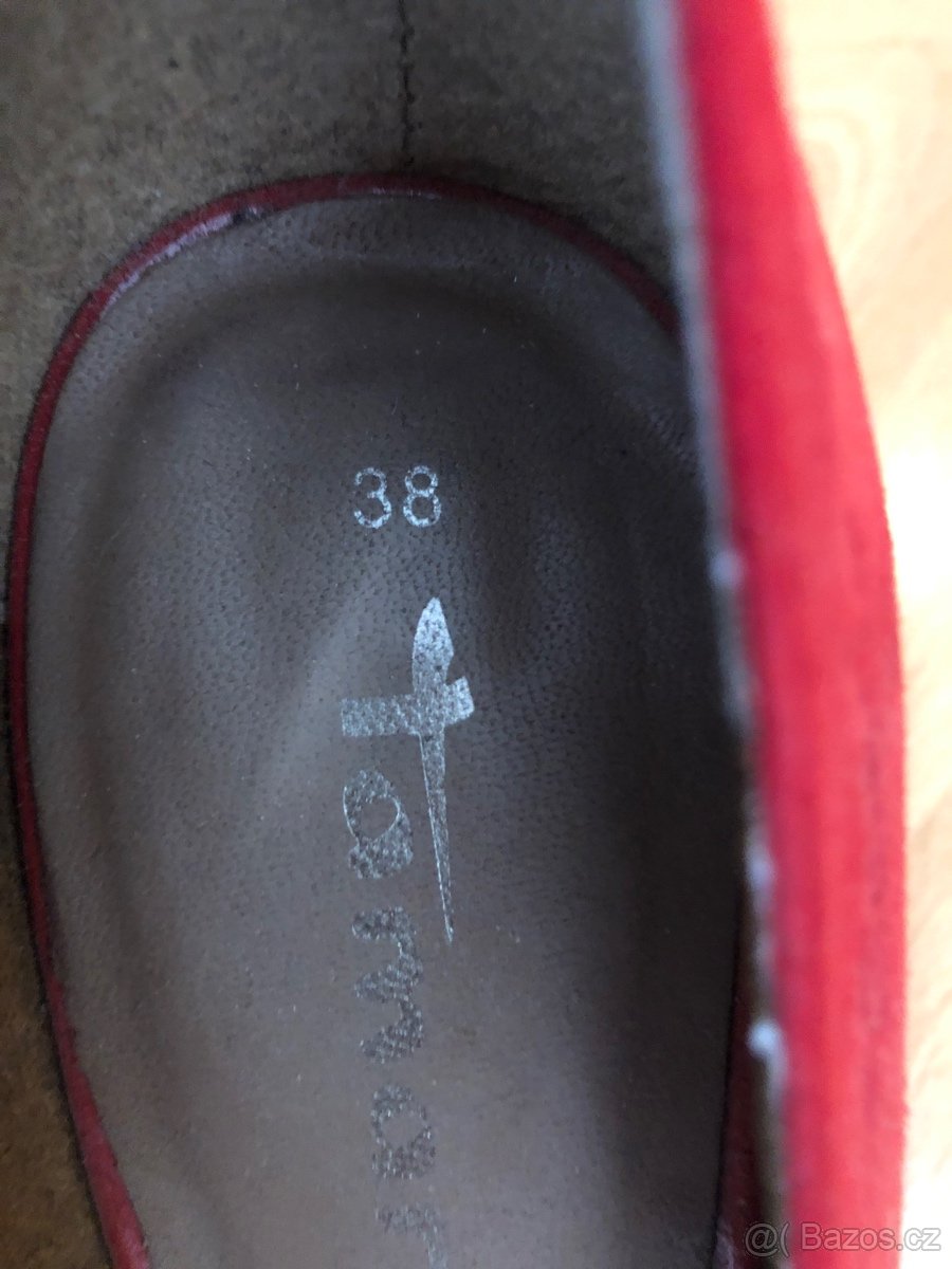 Tamaris červené boty - 2