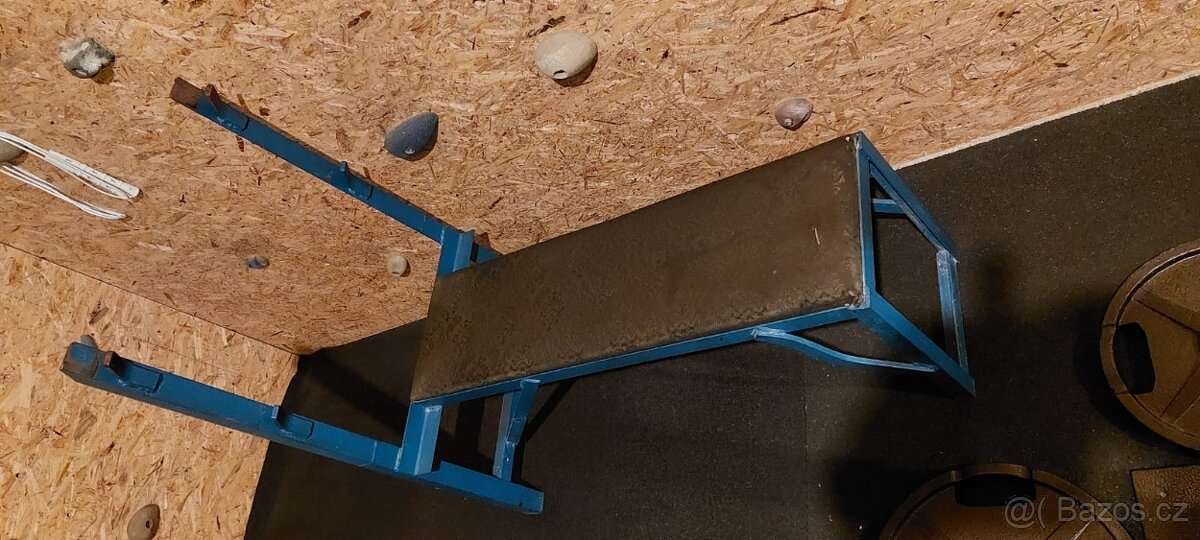 Bench-press lavice, osa, kotouče - 2