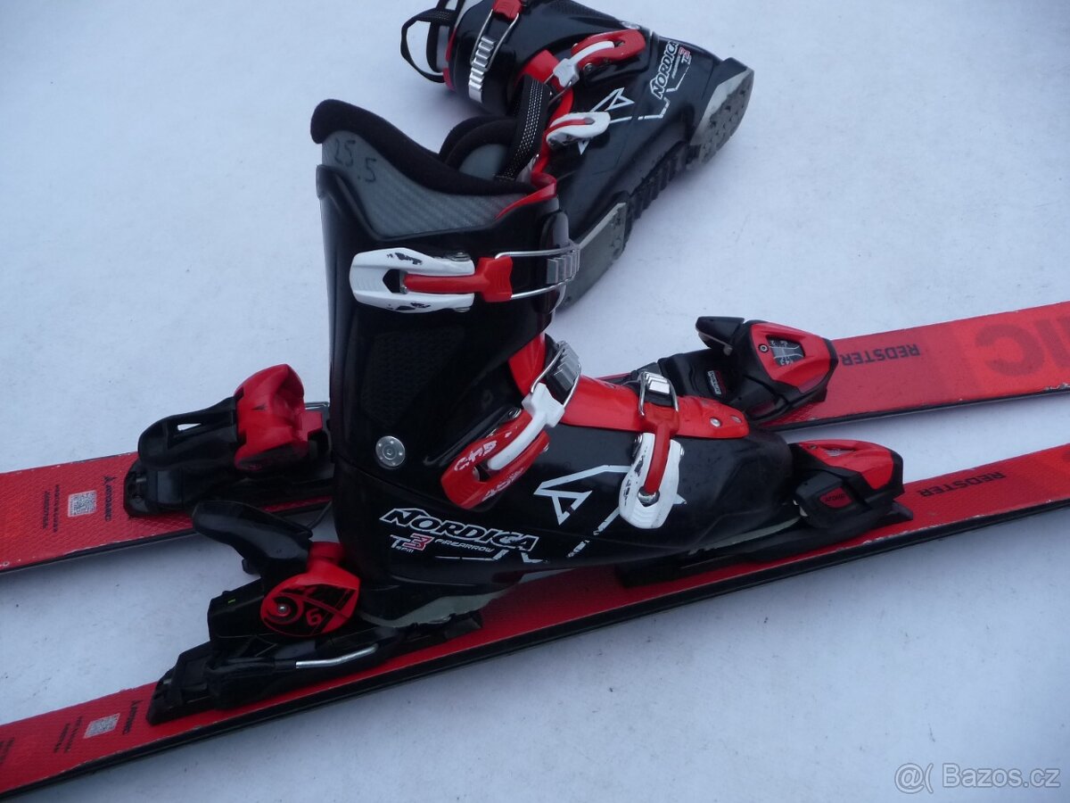 356. Lyže ATOMIC - 140 cm + boty NORDICA 39,5eu - se - 2