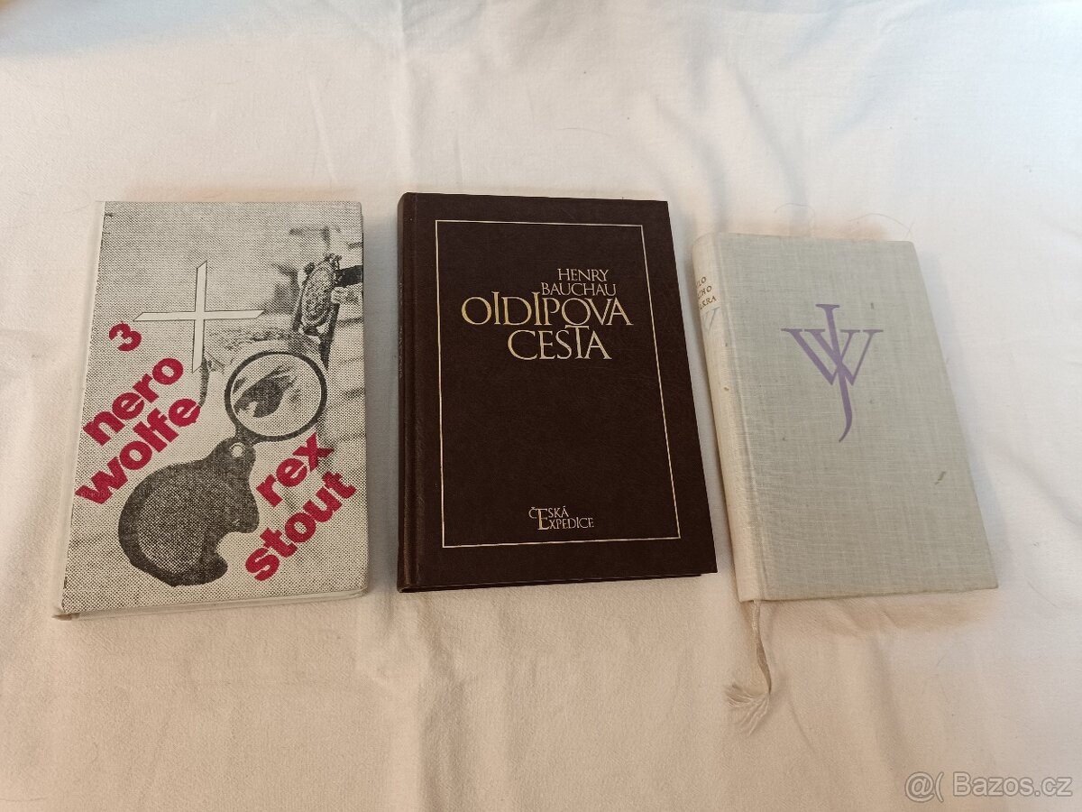 Knihy beletrie – Rex Stout, Henry Bauchau, Jiří Wolker - 2