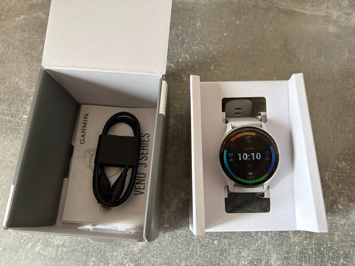 Garmin Venu 3 Silver/Whitestone Band - 2