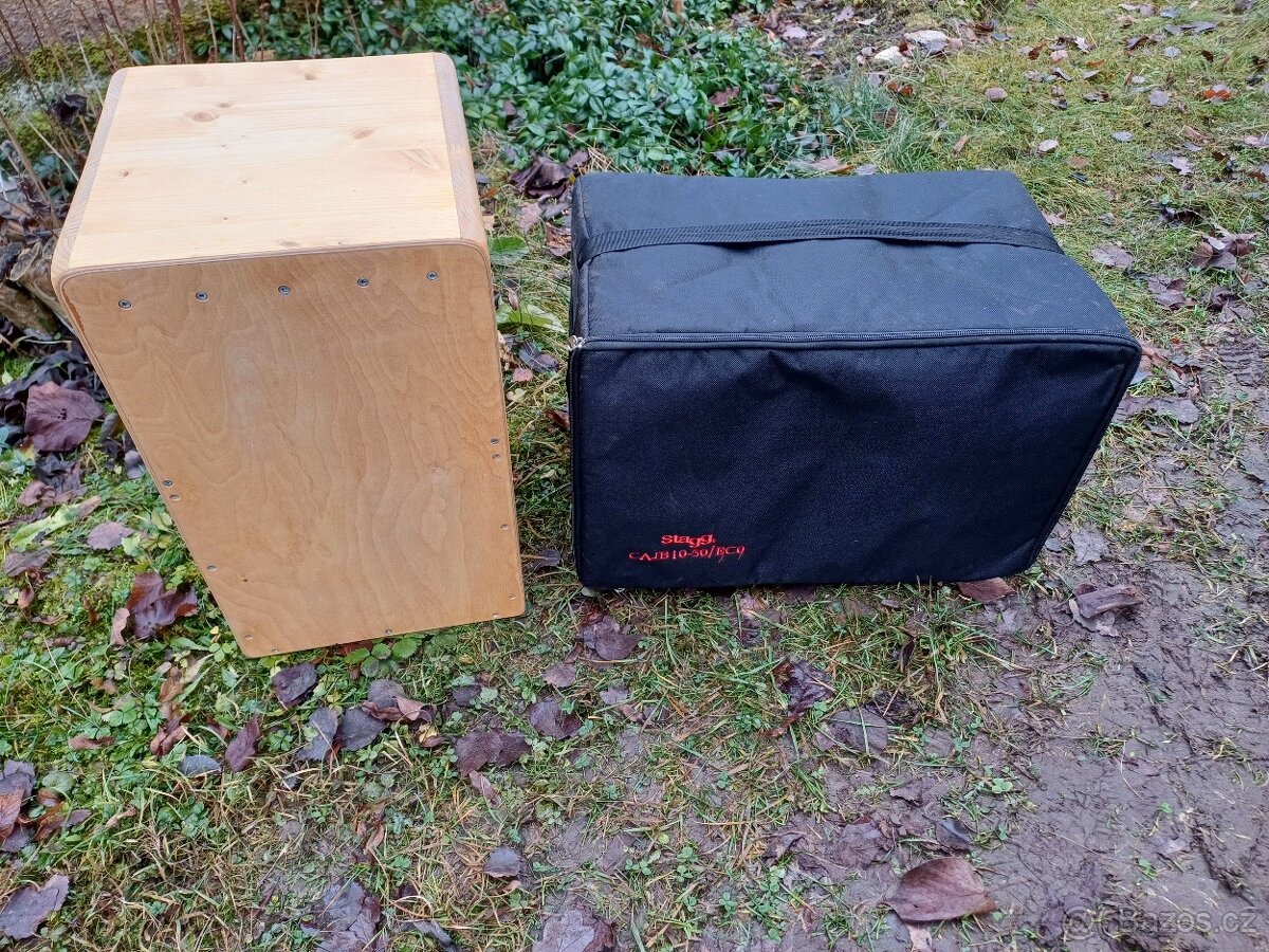 Stagg cajon přirodní včetně obalu - 2
