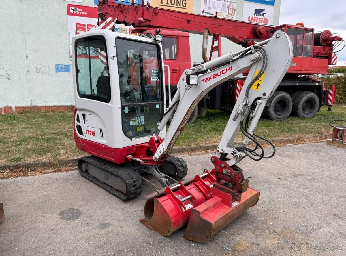 TAKEUCHI TB 216 - RV 2021 - servis VLW - powertilt - 2