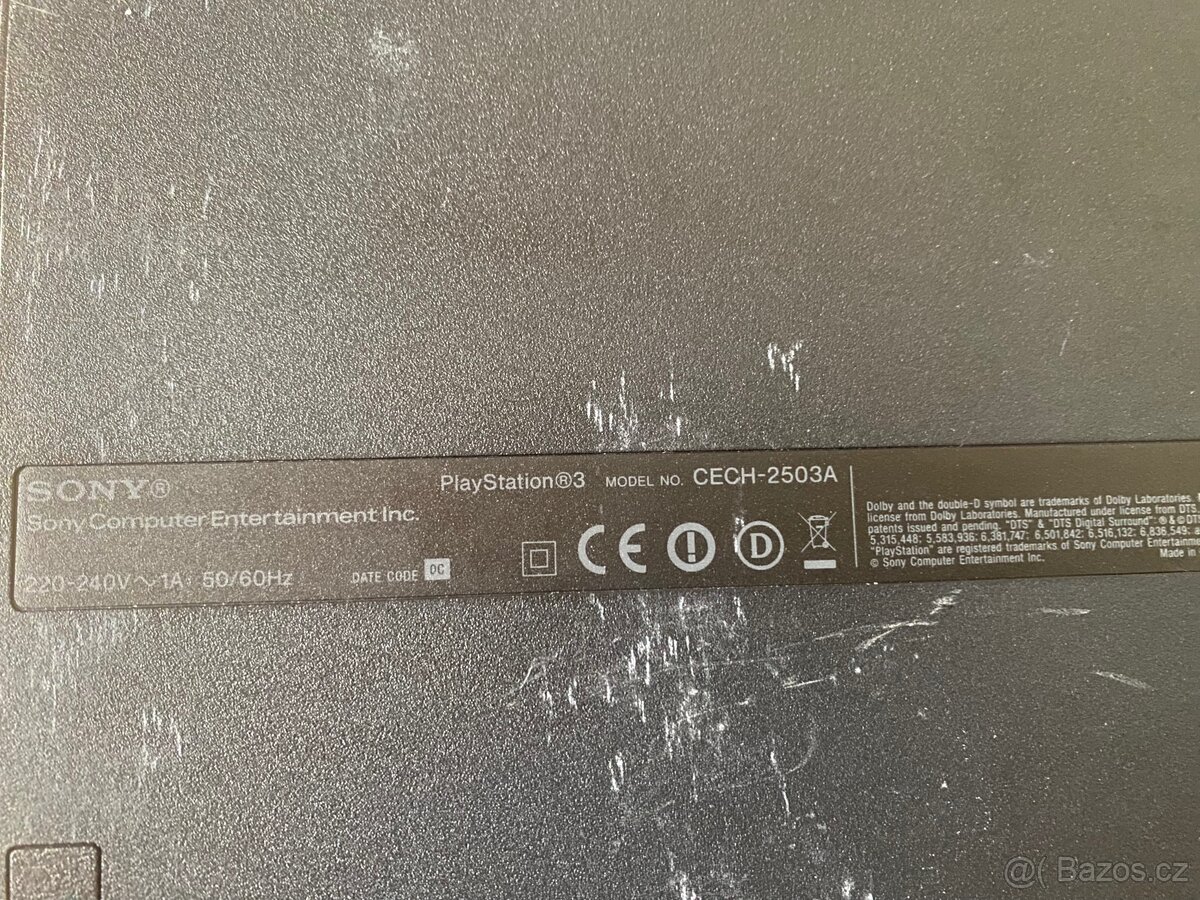 PlayStation 3 Slim Hry Ovladač verze 2503A - 2