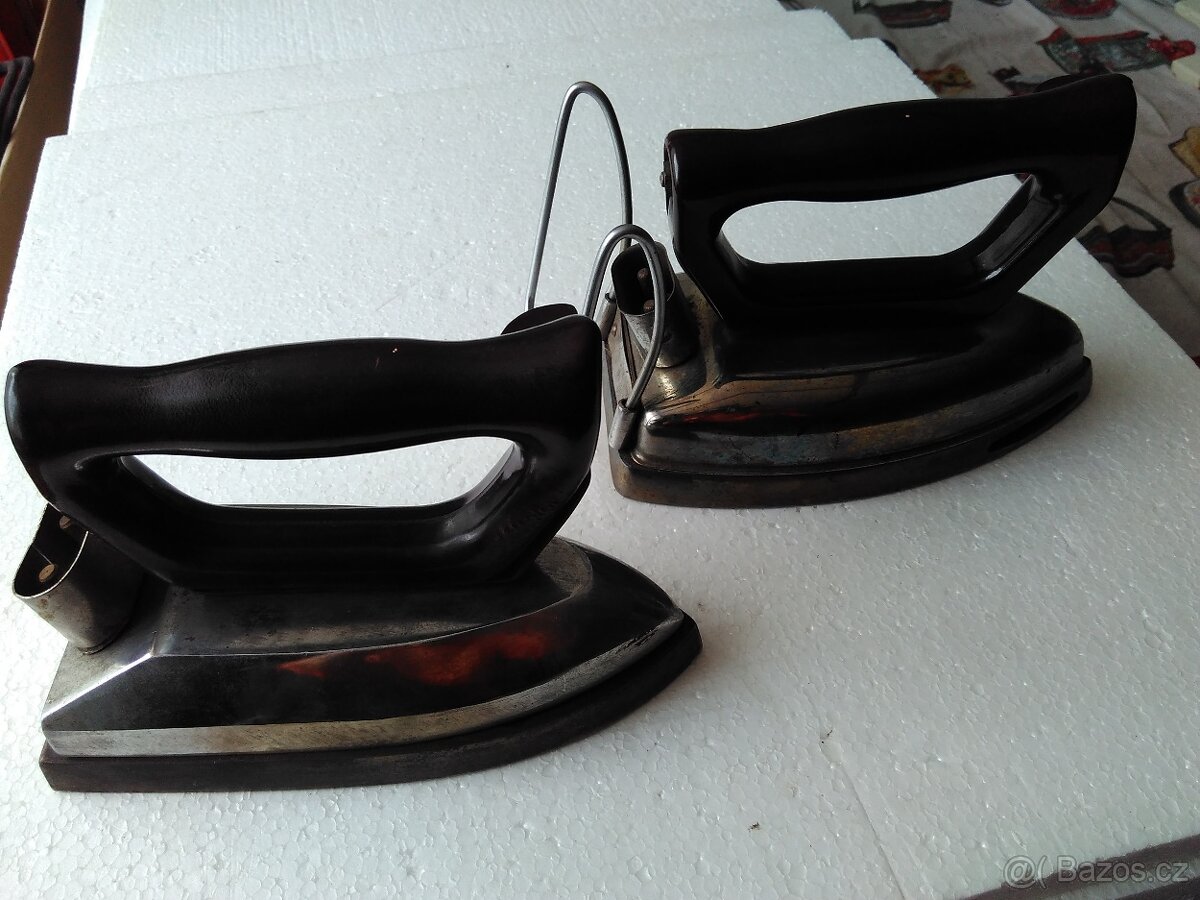 retro žehličky - 2