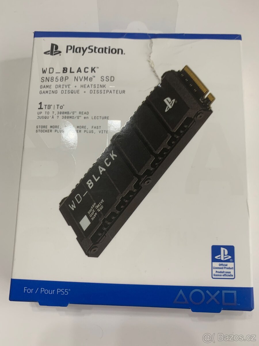 SUPER RYCHLÝ PS5 Western Digital Black SN850P 1TB - 2