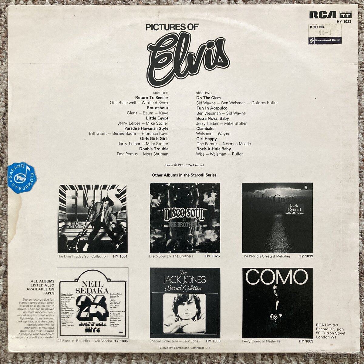 LP Elvis - Pictures of Elvis - 2