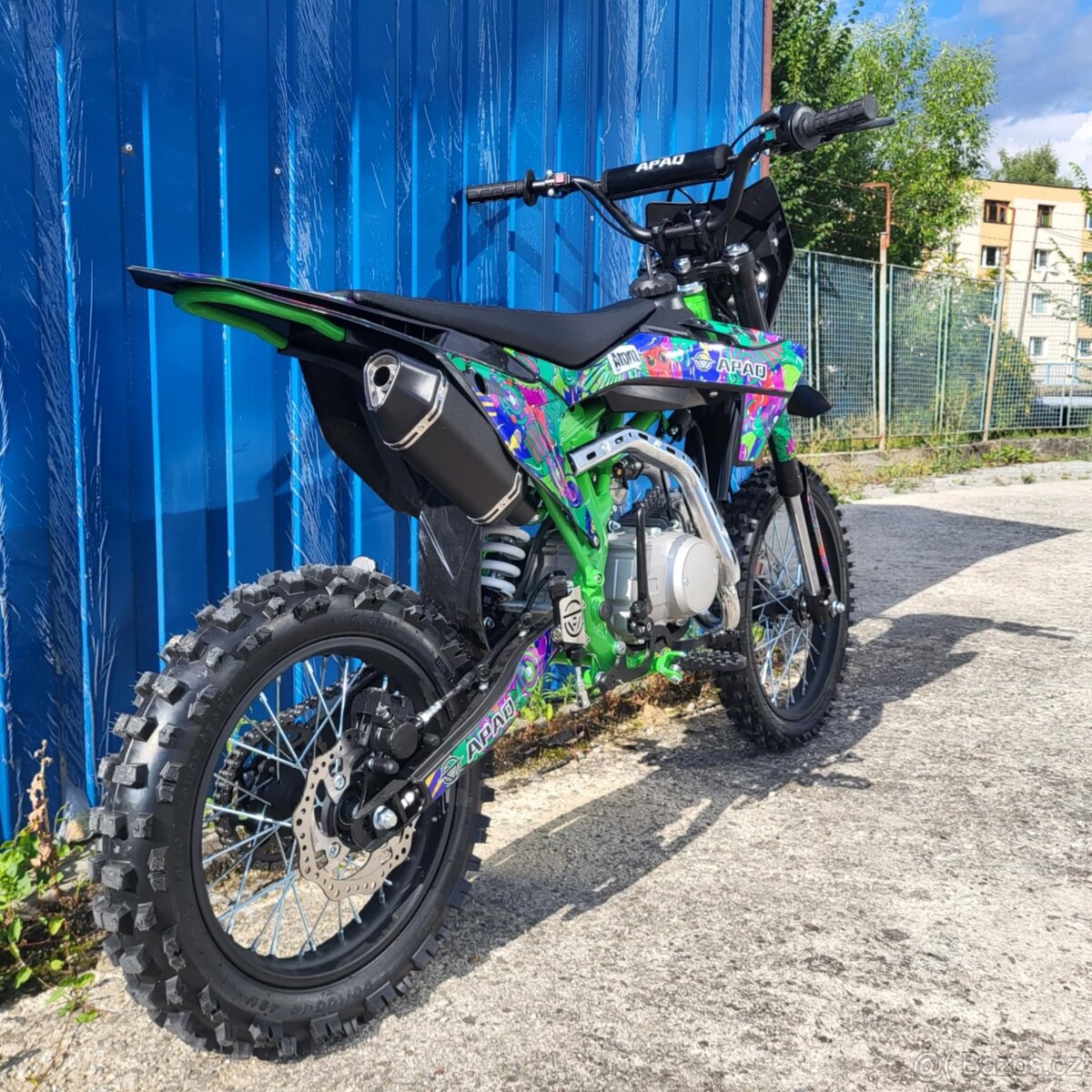 Pitbike APAQ 125ccm 17"/14" E-START + světlo