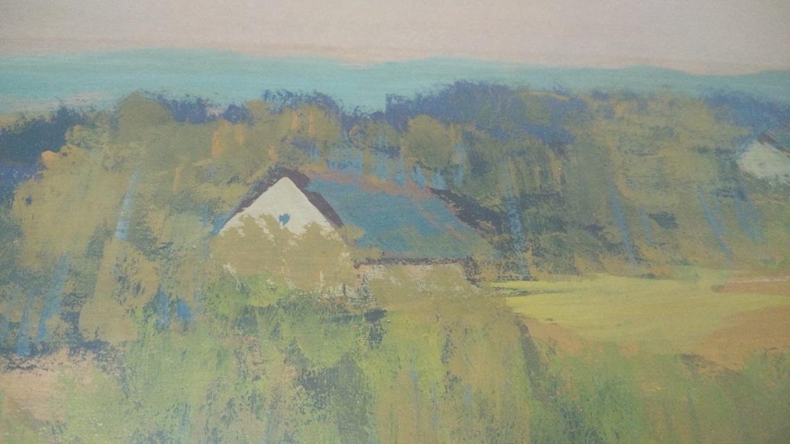 František Sadovský - Krajina, Vysočina, obraz, malba - SLEVA - 2