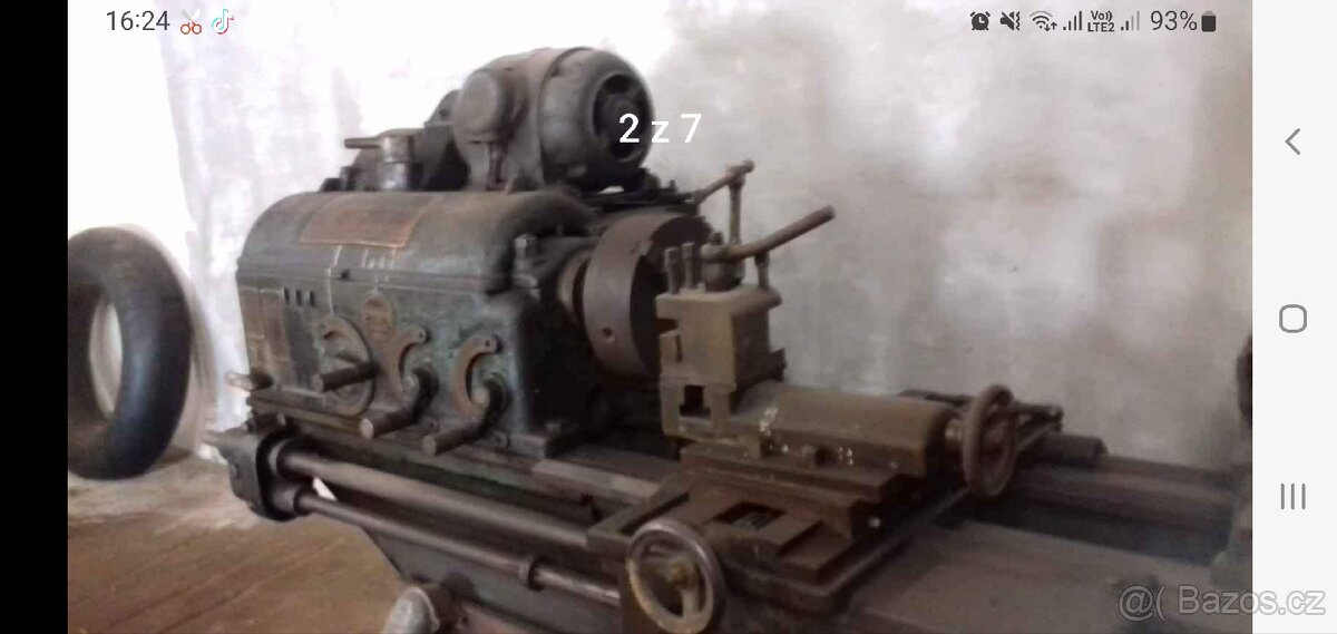 Prvorepublikový soustruh Max Hopfengärtner - 2