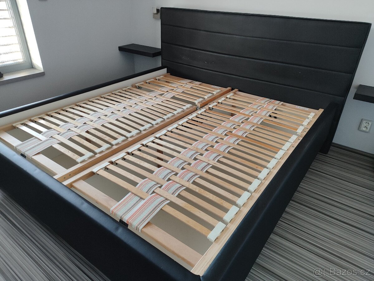 Manželská postel s rošty 180x200 - 2