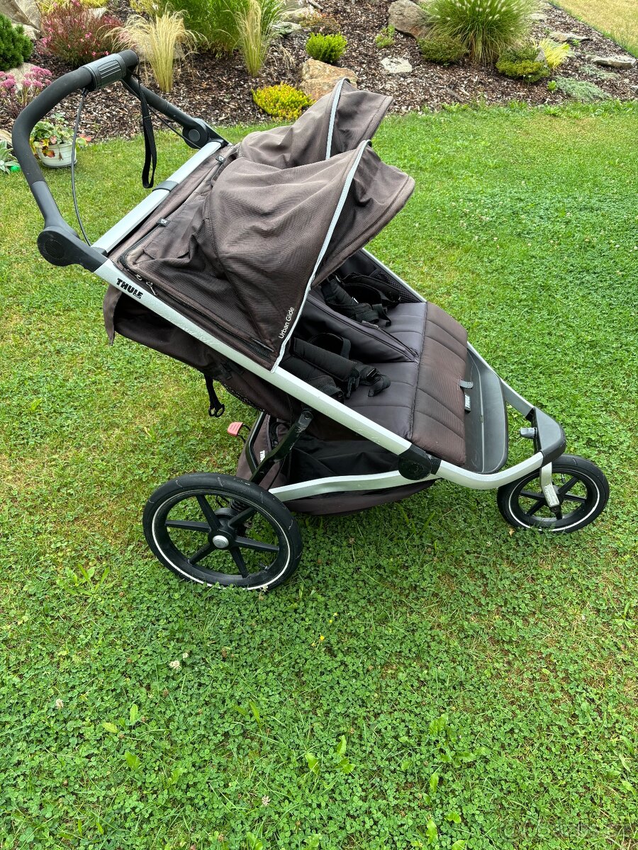 Thule dvojkocar urban glide double black 2021 - 2