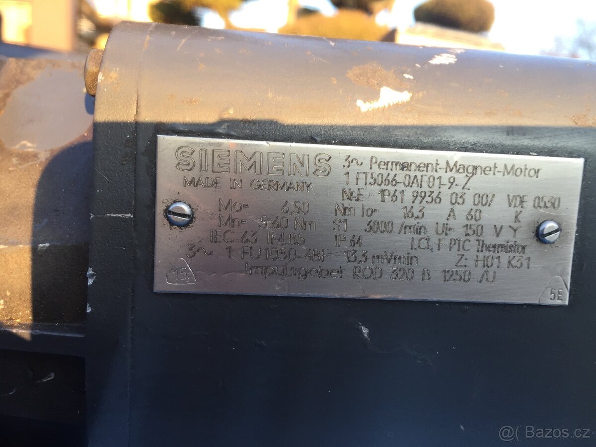 Siemens permanentní motory 1 FT5066-0AF01-9-Z - 2