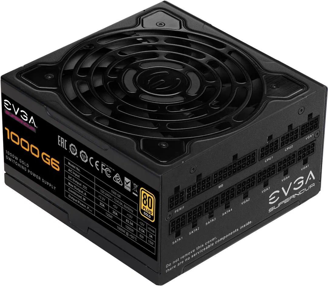 Kvalitní zdroj EVGA SuperNOVA 1000 G6 – záruka do 06/2032 - 2
