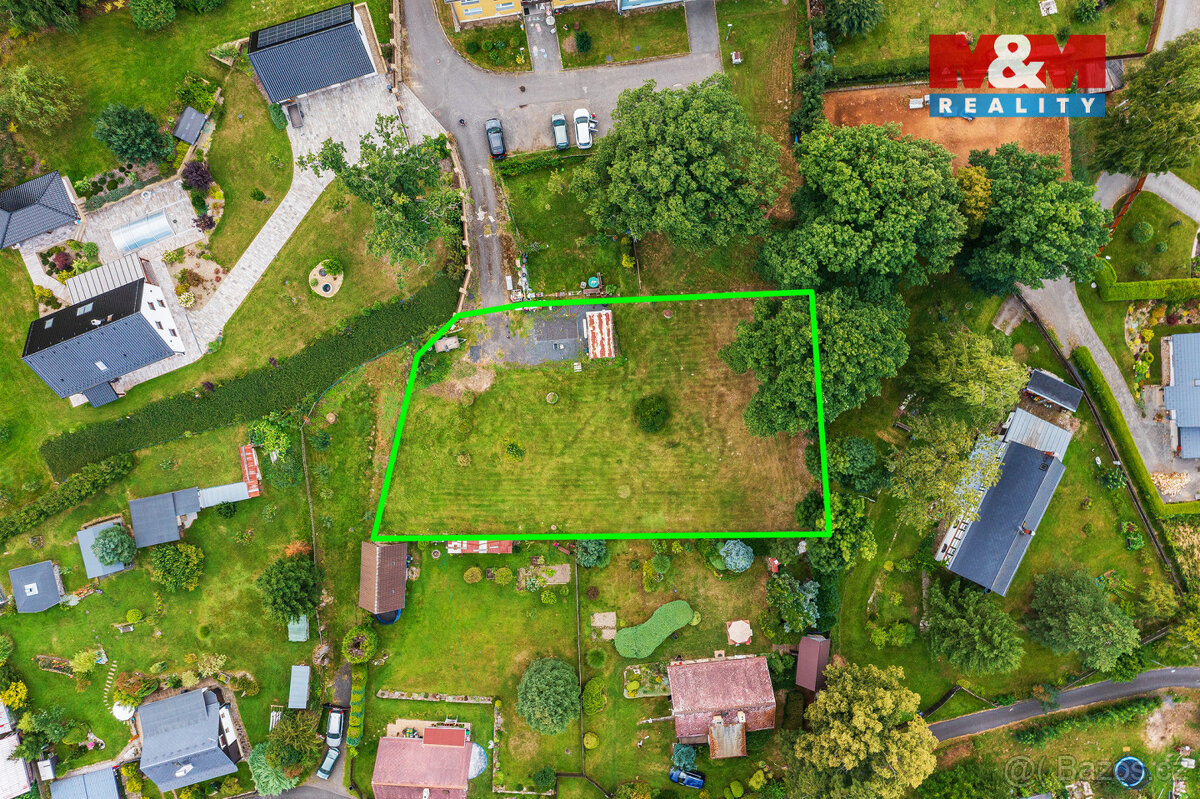 Prodej pozemku k bydlení, 1380 m², Růžová - 2