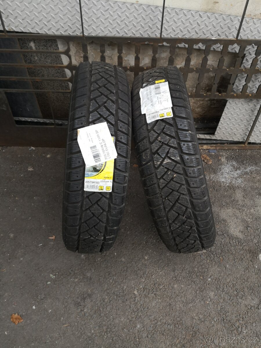 Zimní pneu Dunlop 205/75/16 C - 2 ks - Nové - 2
