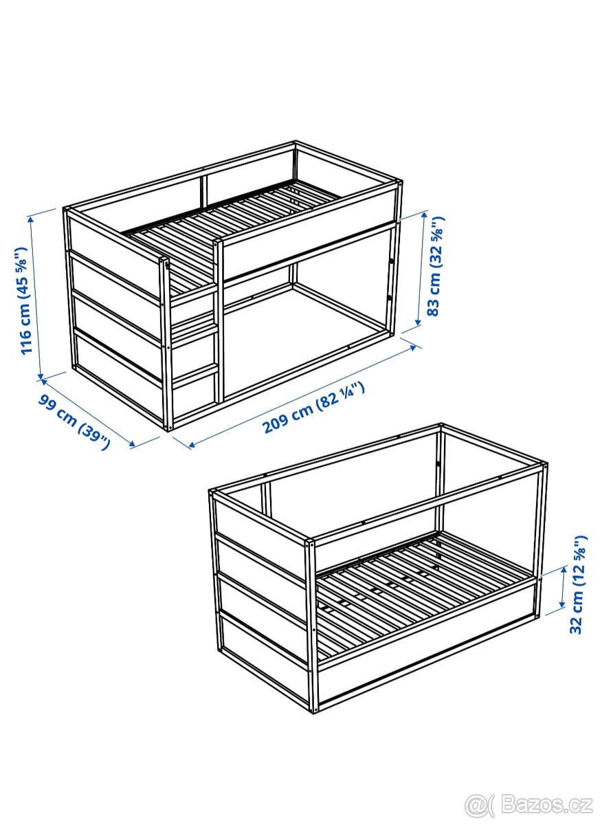 Dětská postel IKEA Kura - 2