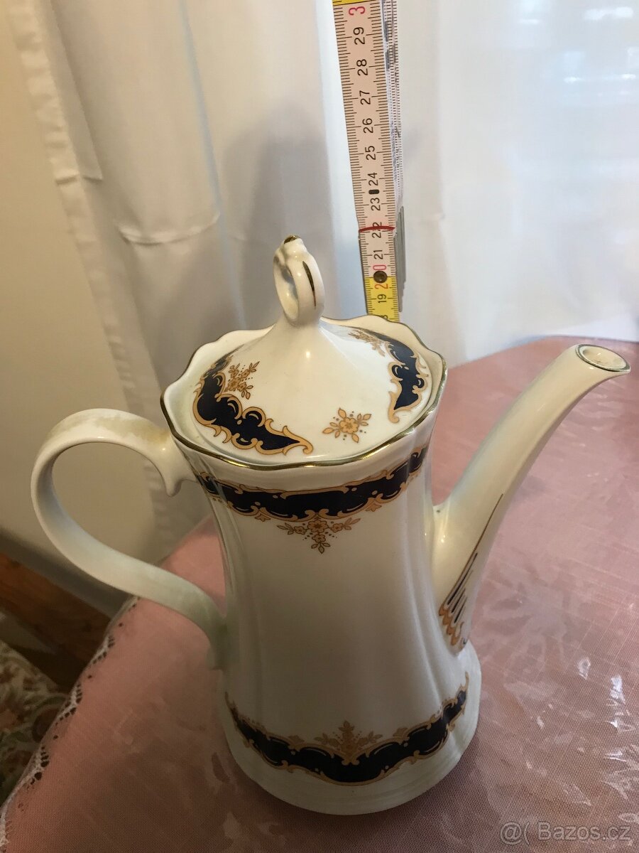 konvice porcelan, kobalt, Bavaria - 2